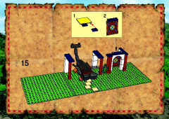 LEGO 7418 instructions page 23 – build guide