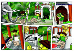 LEGO 7418 instructions page 4 – build guide