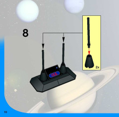 LEGO 7467 instructions page 10 – build guide