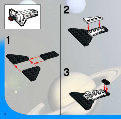 LEGO 7467 instructions page 2 – build guide