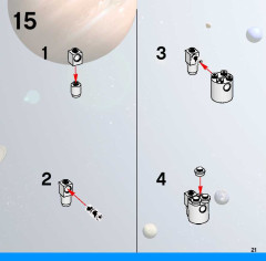 LEGO 7467 instructions page 21 – build guide