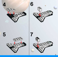 LEGO 7467 instructions page 3 – build guide