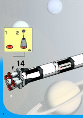 LEGO 7468 instructions page 8 – build guide
