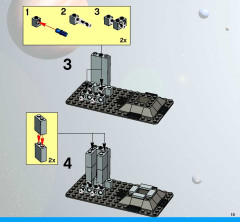 LEGO 7469 instructions page 15 – build guide