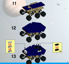 LEGO 7469 instructions page 9 – build guide
