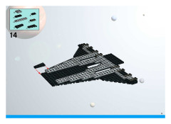 LEGO 7470 instructions page 9 – build guide