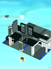 LEGO 7498 instructions page 45 – build guide