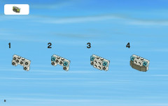 LEGO 7498 instructions page 8 – build guide