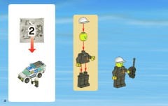 LEGO 7498 instructions page 2 – build guide