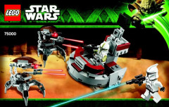 LEGO 75000 instructions page 1 – build guide