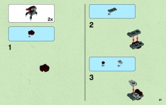 LEGO 75000 instructions page 21 – build guide