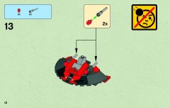 LEGO 75001 instructions page 12 – build guide