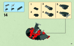 LEGO 75001 instructions page 13 – build guide
