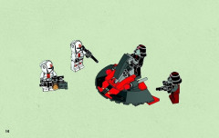 LEGO 75001 instructions page 14 – build guide