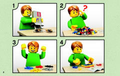 LEGO 75001 instructions page 2 – build guide