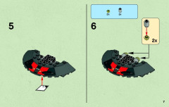 LEGO 75001 instructions page 7 – build guide