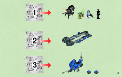 LEGO 75002 instructions page 3 – build guide