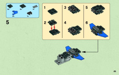 LEGO 75002 instructions page 45 – build guide