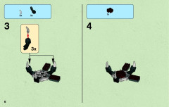 LEGO 75002 instructions page 6 – build guide