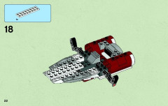 LEGO 75003 instructions page 22 – build guide