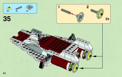 LEGO 75003 instructions page 40 – build guide