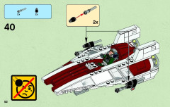 LEGO 75003 instructions page 52 – build guide