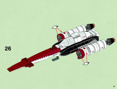 LEGO 75004 instructions page 45 – build guide