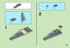 LEGO 75007 instructions page 19 – build guide