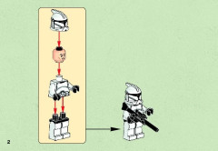 LEGO 75007 instructions page 2 – build guide