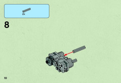 LEGO 75008 instructions page 10 – build guide