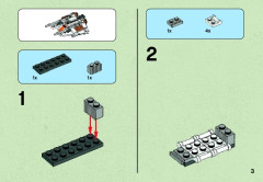 LEGO 75009 instructions page 3 – build guide
