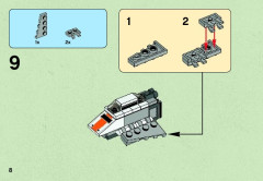 LEGO 75009 instructions page 8 – build guide