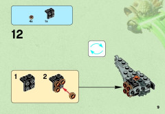 LEGO 75010 instructions page 9 – build guide