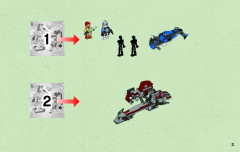 LEGO 75012 instructions page 3 – build guide