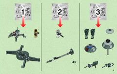 LEGO 75016 instructions page 3 – build guide