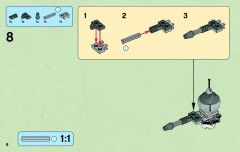 LEGO 75016 instructions page 8 – build guide