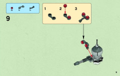 LEGO 75016 instructions page 9 – build guide