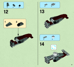 LEGO 75017 instructions page 9 – build guide