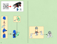 LEGO 75018 instructions page 2 – build guide