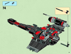 LEGO 75018 instructions page 65 – build guide