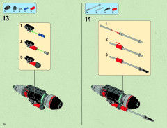 LEGO 75018 instructions page 72 – build guide
