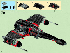 LEGO 75018 instructions page 74 – build guide