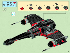 LEGO 75018 instructions page 75 – build guide