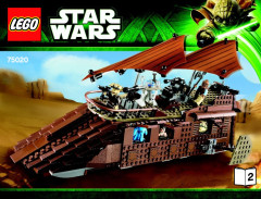 LEGO 75020 instructions page 1 – build guide