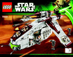 LEGO 75021 instructions page 1 – build guide