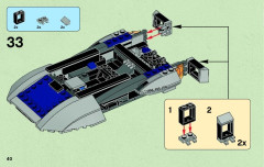 LEGO 75022 instructions page 40 – build guide
