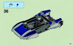 LEGO 75022 instructions page 43 – build guide