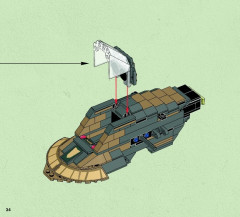LEGO 75024 instructions page 34 – build guide