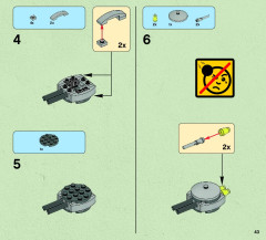 LEGO 75024 instructions page 43 – build guide