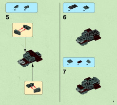 LEGO 75024 instructions page 5 – build guide
